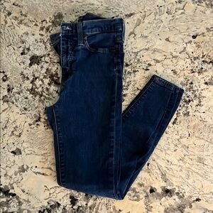 J. Crew Factory Blue Skinny Jeans Tapered Fit